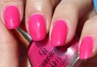 Summer Neon Pink Nails with GOLDEN ROSE Paris #92 and #248 Nail Polishes (Swatches)