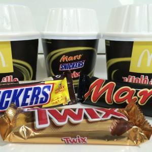 McDonald's McFlurry Dessert Ice Cream Twix Snickers Mars 4