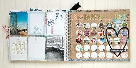 June in my Heidi Swapp Memory Planner...+ a free .psd template
