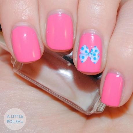 Bow Mani with Born Pretty Store Decals