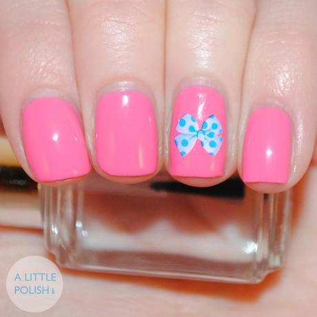 Bow Mani with Born Pretty Store Decals