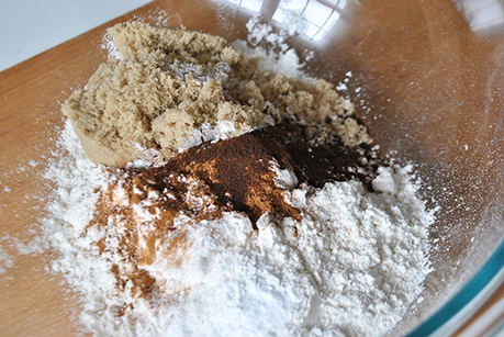 Coffee Cake Muffin Dry Ingredients