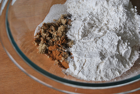 Crumble Topping Ingredients