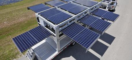 Ecos PowerCube—a mobile, deployable solar power plant.