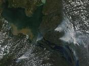 Late June 2014: Arctic Water Thins Tundra Fires Erupt