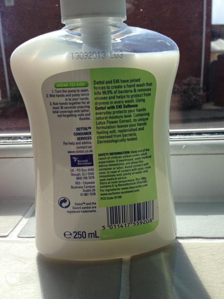 Review: Dettol E45 hand-wash