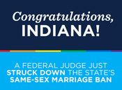 Indiana Same-Sex Marriage Tossed Federal Judge
