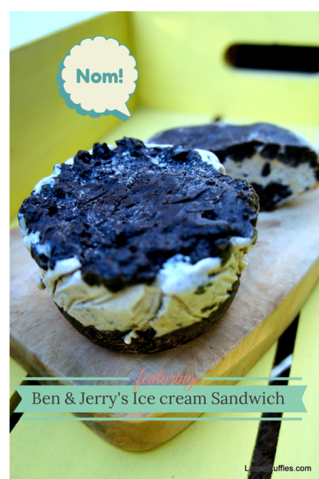 Ben & Jerry’s Ice Cream Sandwich With Oreo Crust and Peanut Butter Swirl