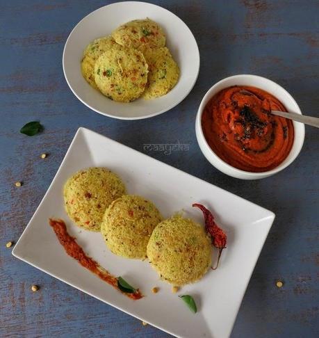 How to make semolina and vermicelli idli