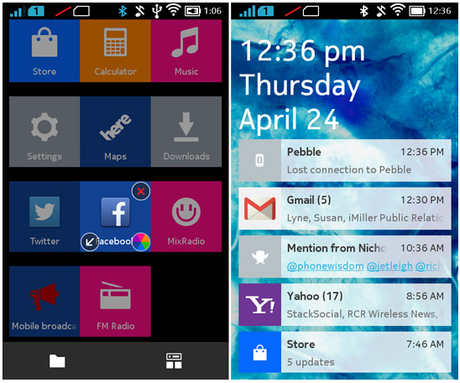 nokiax android launcher