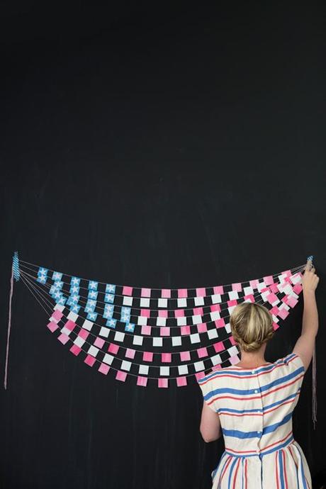 American flag bunting