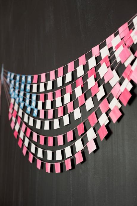 American flag bunting