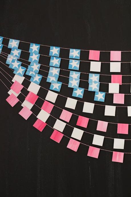 American flag bunting