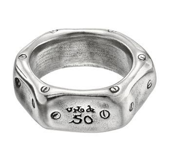 aprietame silver ring hexagon ring uno de 50 99 mens fashion 