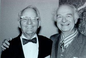Roger J. Williams and Linus Pauling, 1972.