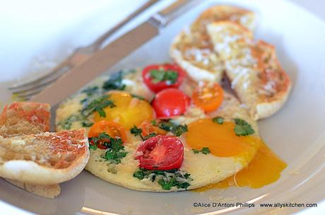 Grana Padano Caprese Eggs