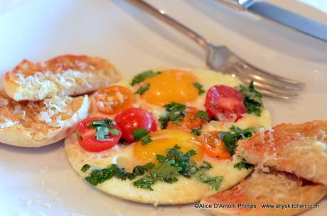 Grana Padano Caprese Eggs