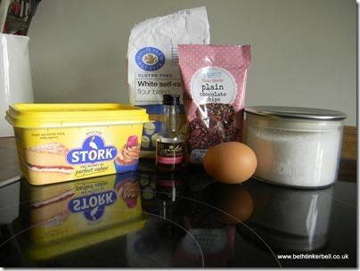 Gluten Free Cookie Ingredients