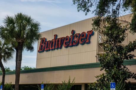 Front of the Budweiser Brewery in Jacksonville