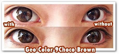 LensVillage.com Geo Color 9 Choco Brown Circle Lens Review