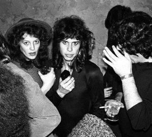 Julia Holcomb and Steve Tyler, 1970's. She was probably 17 years old when this photo was taken.