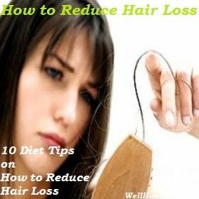 Hair Loss - 10 Diet Tips on How to Reduce Hair Loss