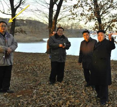 Pak Tae Song attends a KJU visit to a lake near Anju, South P'yo'ngan Province in January 2014 (Photo: NK Leadership Watch file photo).