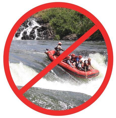 Access denied. rapids. white water rafting. Isimba Dam. Jinja