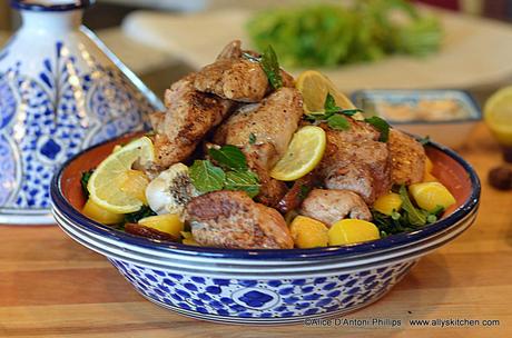 Tagine of Pork and Greens