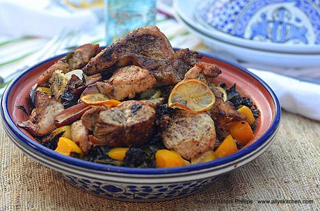 Tagine of Pork and Greens