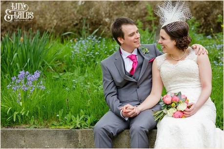 Fun relaxed couple getting married at Old Swan Hotel in Harrogate
