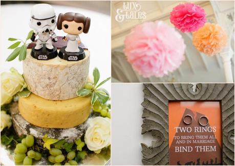 stylish star wars themed wedding