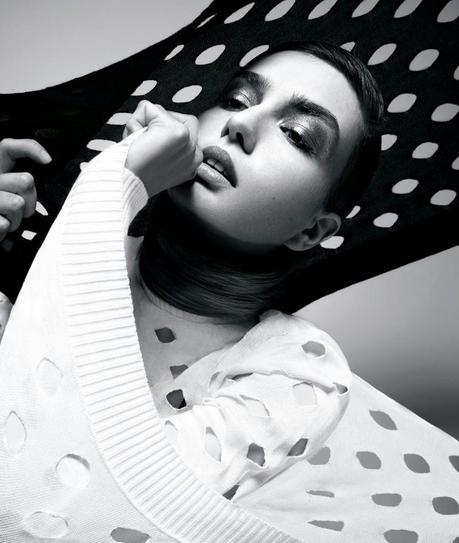 Andreea Diaconu in Intermission Shoot by John Scarsbrick