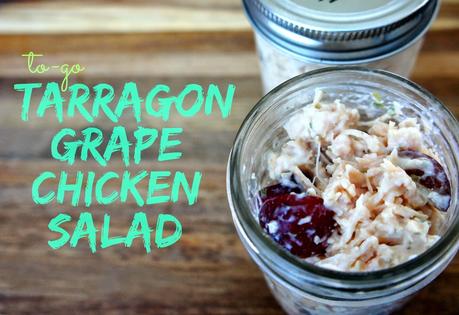 To-Go Tarragon Grape Chicken Salad Recipe #BahnCooler