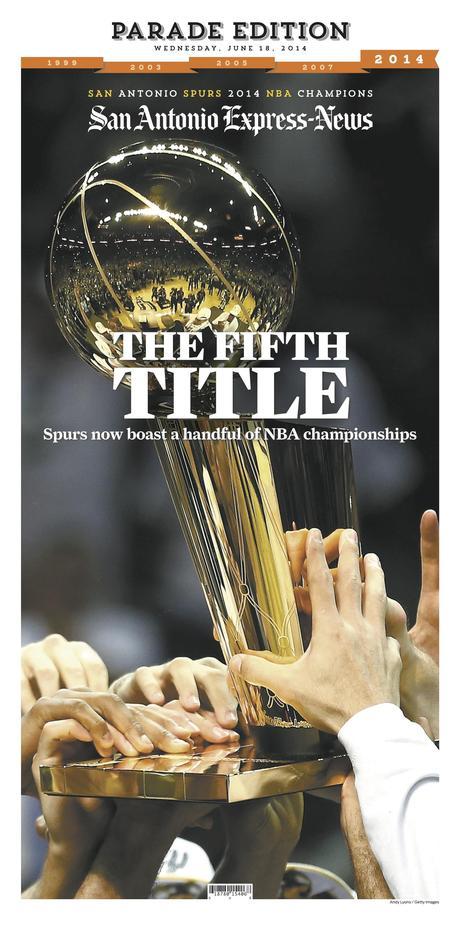San Antonio Express-News: a winning series of pages to honor a championship team