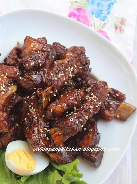 Braised Pork Ribs in 1234 Sauce (高升排骨)