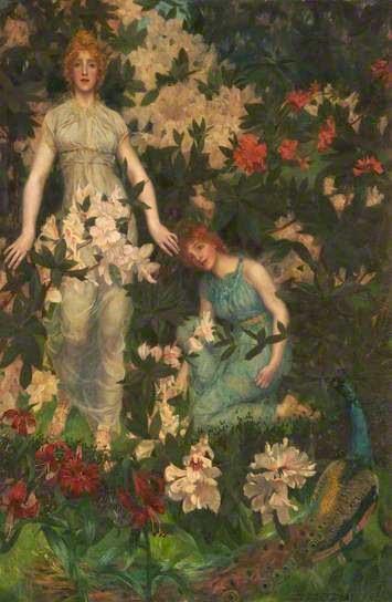 Lily-Laden Garden Goddesses