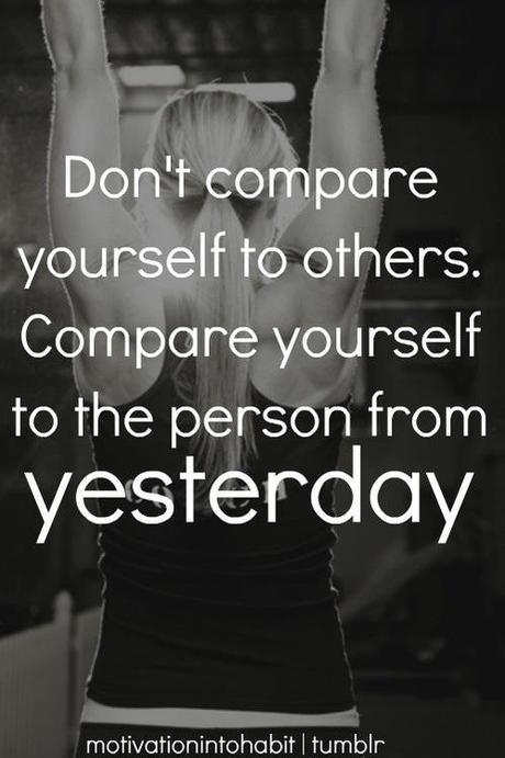 Don’t compare yourself to others- my timed mile