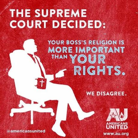 Supremes Say Corporate Rights Trumps Women's Rights