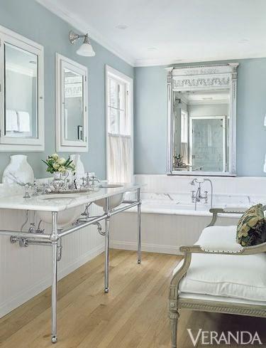 Focus on Bathrooms: 30 New Designs in Whites and Creams (and One Awesome Blue One)