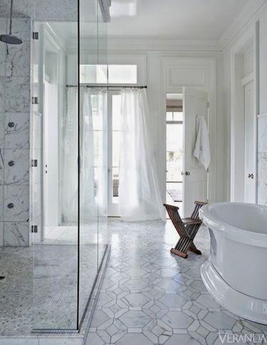 Focus on Bathrooms: 30 New Designs in Whites and Creams (and One Awesome Blue One)