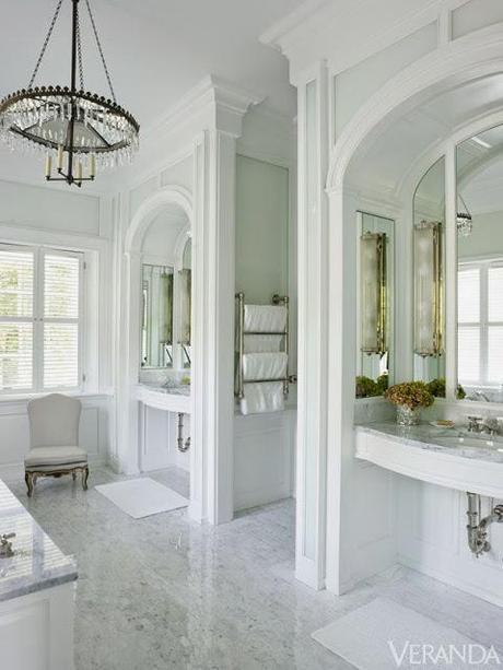 Focus on Bathrooms: 30 New Designs in Whites and Creams (and One Awesome Blue One)