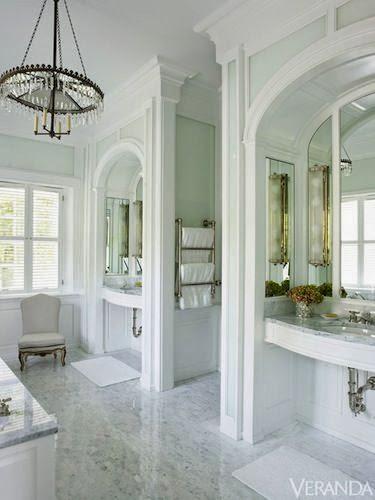 Focus on Bathrooms: 30 New Designs in Whites and Creams (and One Awesome Blue One)