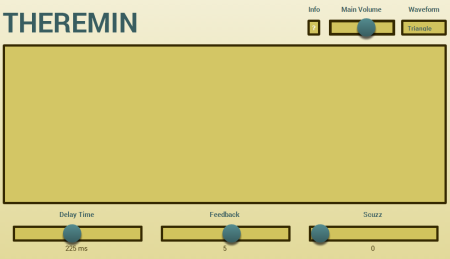 A playable Theremin emulator