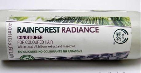 The Body Shop Rainforest Radiance Conditioner For Colored Hair