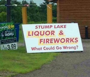 I think there's a reason it's called Stump Lake.