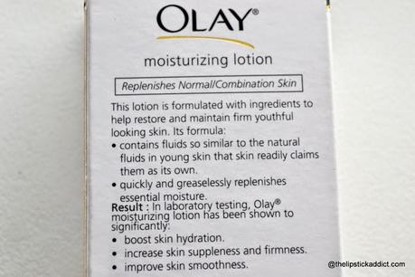 Review :: Olay Moisturizing Lotion