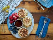 Cornmeal Pancakes with Summer Berries
