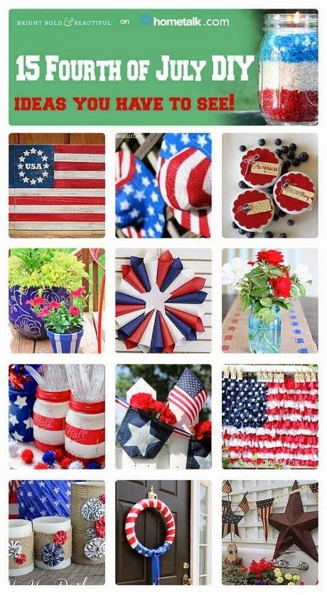 It's Never Too Late: 19 EASY and Awesome July 4th Food, Decorating, and Craft Ideas