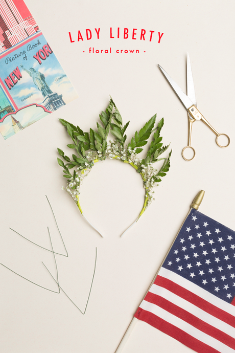 Lady Liberty floral crown